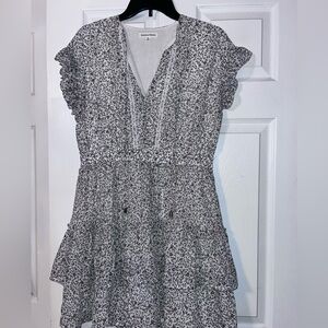 Newbury Kustom gray white dress